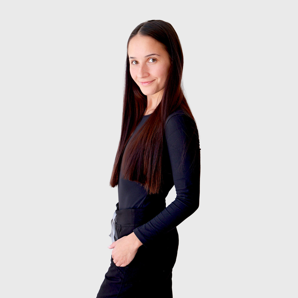 Ala Underscrubs CloudSoft Long Sleeve in Black — view 2