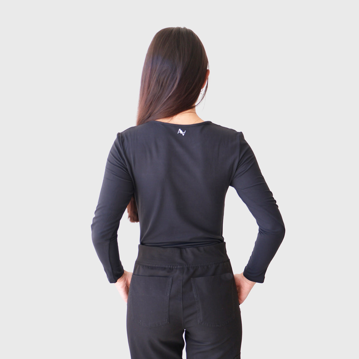 Ala Underscrubs CloudSoft Long Sleeve in Black — view 3
