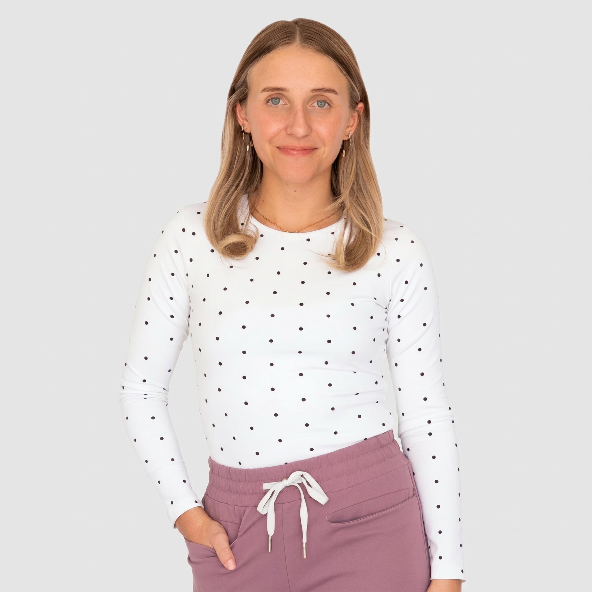 FlexForm Compression Underscrub — Polka Dot front view