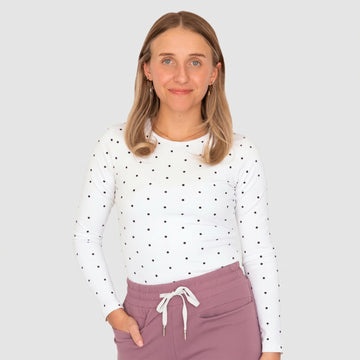FlexForm Compression Underscrub — Polka Dot front view