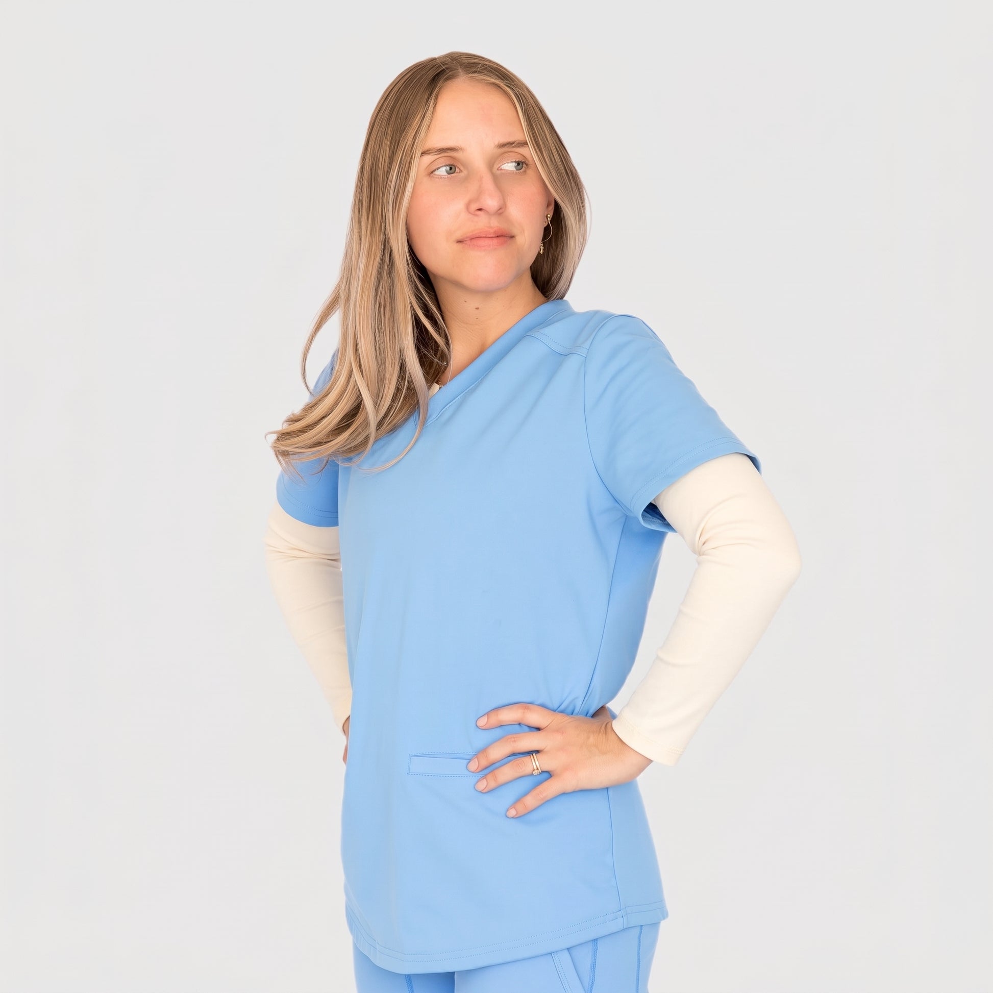 ThermoLite Mockneck Underscrub — lifestyle view