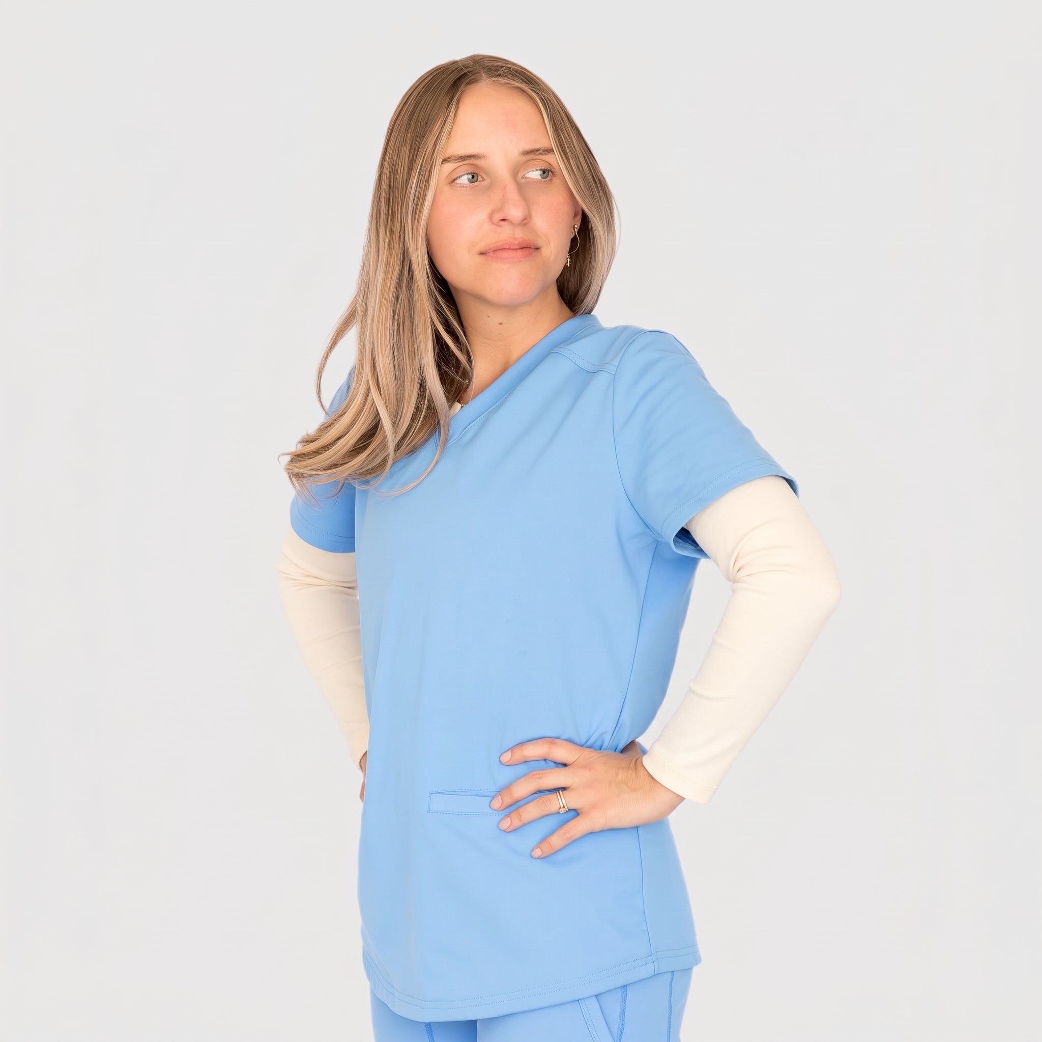 ThermoLite Mockneck Underscrub — lifestyle view