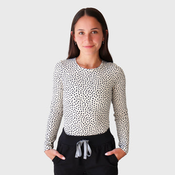 FlexForm Compression Underscrub — Beige Leopard front view