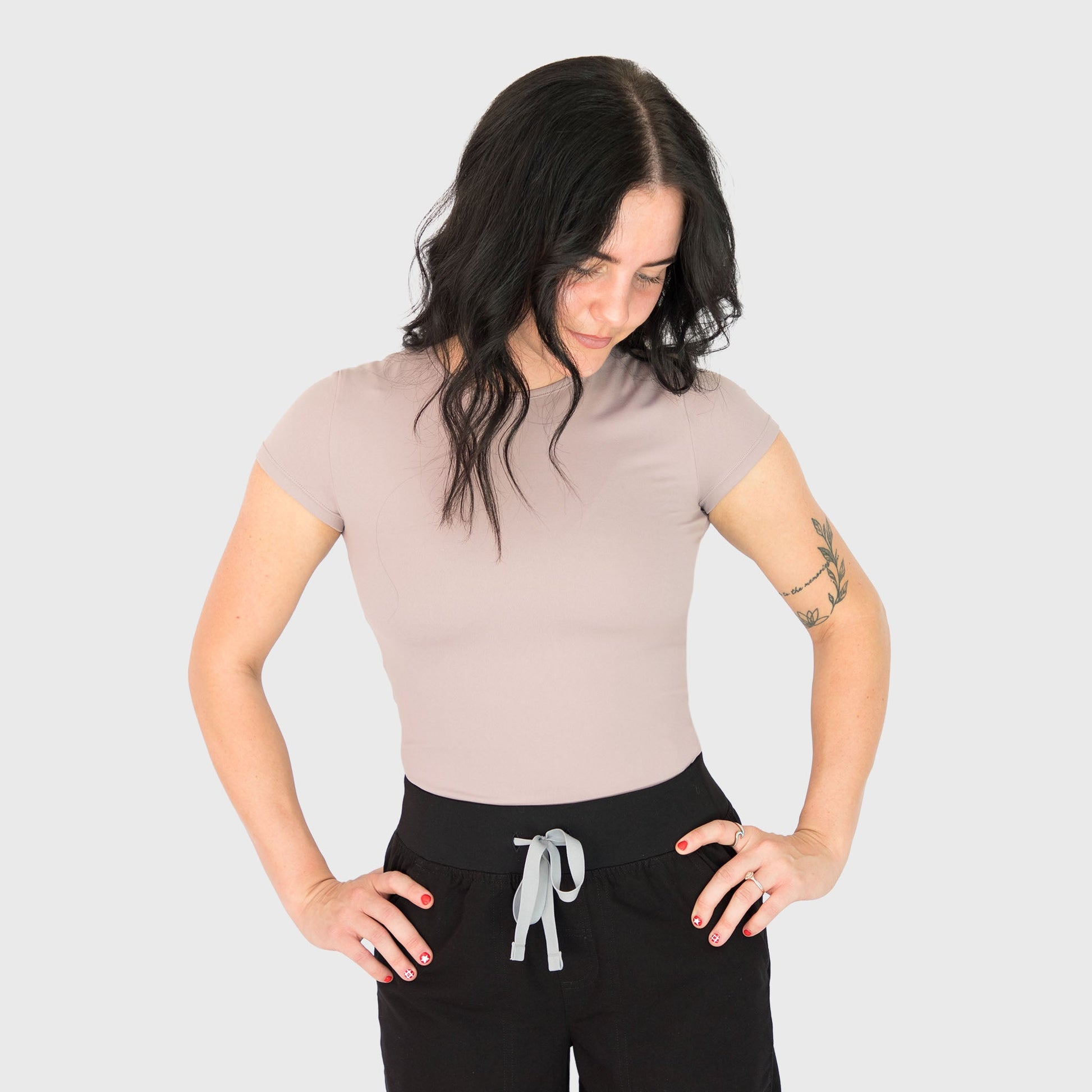 Free CloudSoft Short Sleeve — Lilac